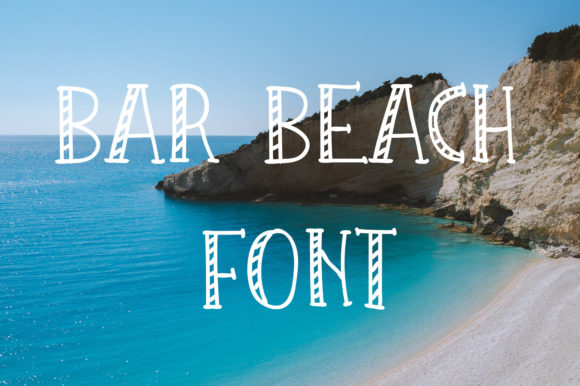 Bar Beach Display Font for Polished Branding