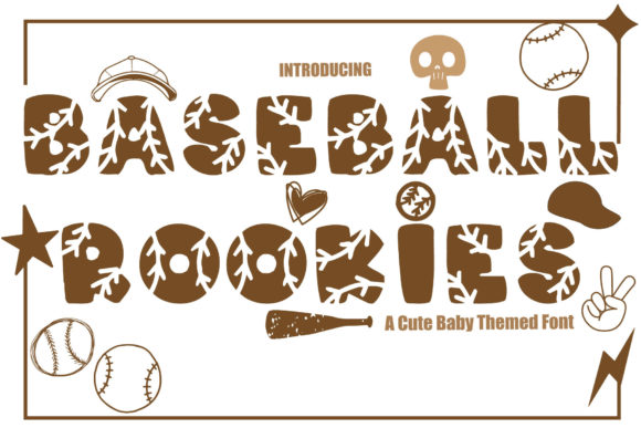 Baseball Rookies Display Font for Playful Editorial Design