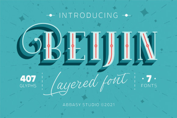 Beijin Display Font: A Quirky Typeface for Modern Websites