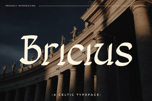 Bricius: The Whimsical Display Font for Creative Branding