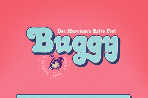 Buggy Font: A Retro Display Typeface for Editorial Design