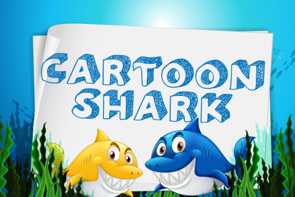 Cartoon Shark Font Review for Playful Brand Identity