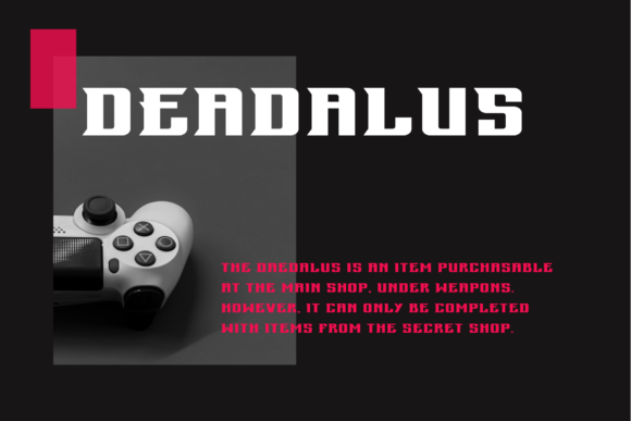 Deadalus Font Review for Handmade Labels and Cards