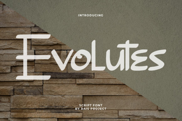 Evolutes Font Review: A Bouncy Display Typeface for Modern Branding