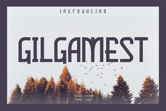 Gilgamest Font: Organic Display Type for Handmade Labels