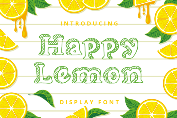 Happy Lemon Font for Playful Children’s Web Design