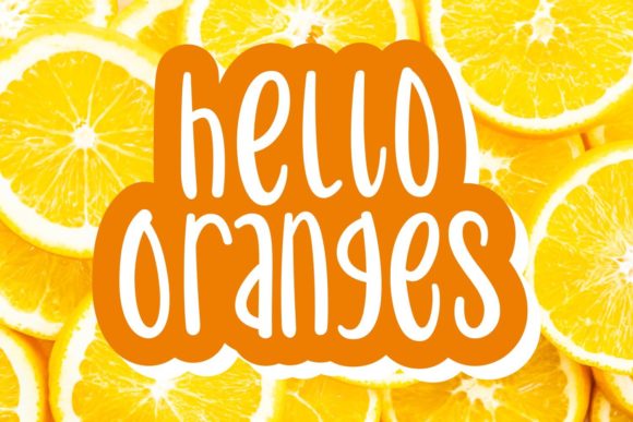 Hello Oranges Font Review for Makers