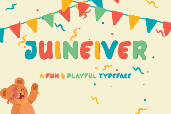 Juineiver Font: Whimsical Display Typography for Web Design