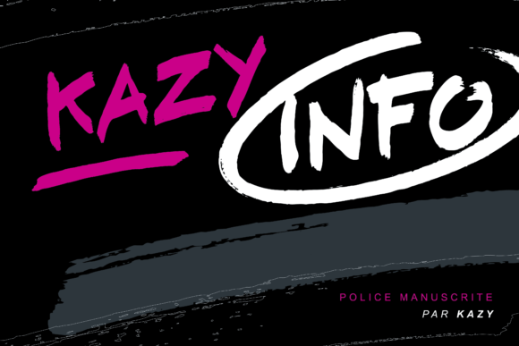 KAZYinfo Font: A Stylish Display Typeface for Branding