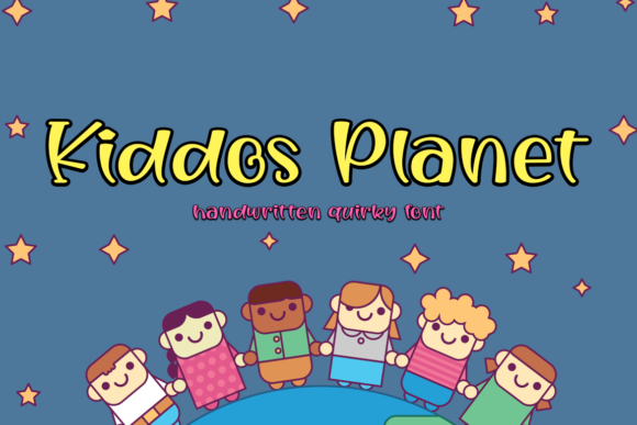 Kiddos Planet Font: Cheerful Display Type for Makers