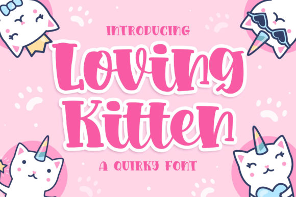 Loving Kitten Font Review for Boutique Branding