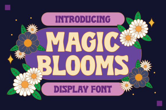 Magic Blooms: A Modern Display Font for Thoughtful Editorial Design