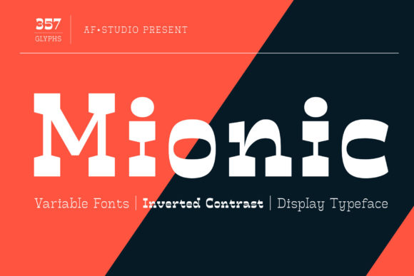Mionic Font: A Western Display Typeface for Web Design