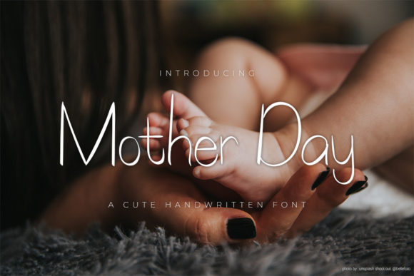 Mother Day Font: Delicate & Elegant Display Typeface