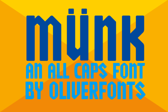 Munk Display Font for Quirky Campaign Headlines and Brand Graphics