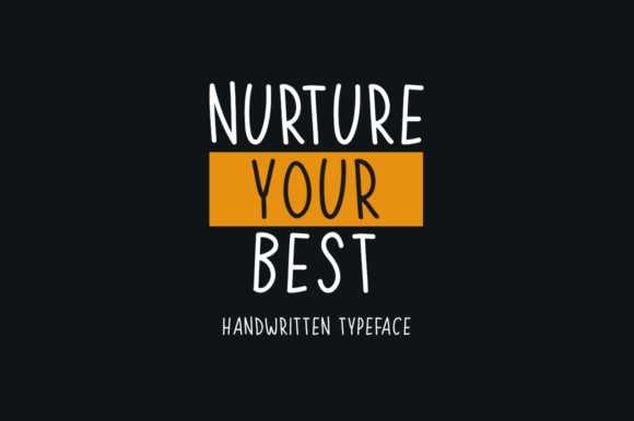 Nurture Your Best Display Font for Makers