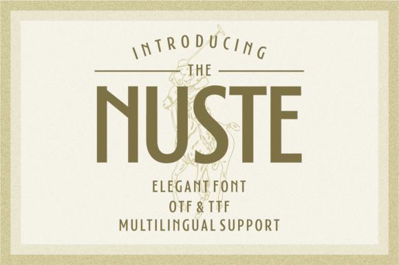 Nuste Display Font for Handmade Creators