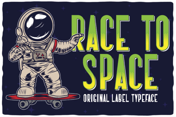 Race to Space Font: Bold Branding for Small Business