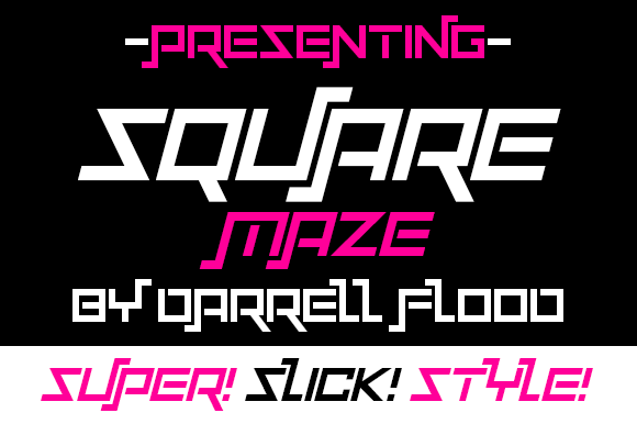 Squaremaze Font for Sharp, Futuristic Business Branding