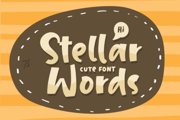 Stellar Words Font: Bold Branding for Small Business