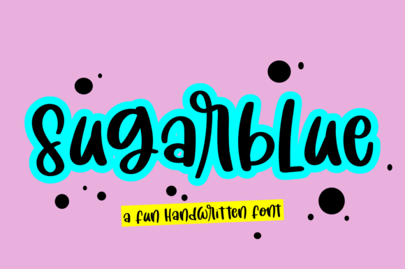 Sugar Blue Display Font for Playful Brand Campaigns