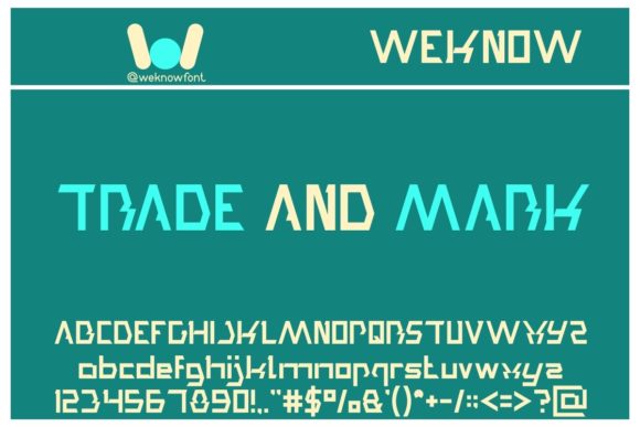 Trade and Mark Font Review for Modern Editorial Design